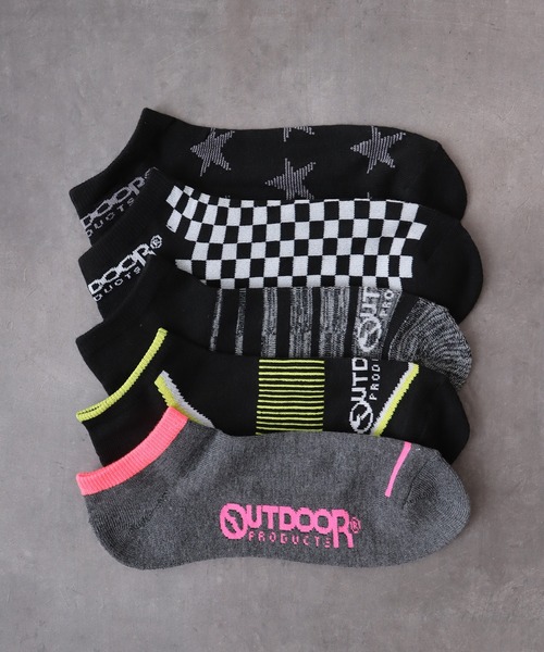 OUTDOOR PRODUCTS(アウトドアプロダクツ)の「OUTDOOR 5足セット ソックス メンズ スニーカーソックス 5P(ソックス/靴下・メンズ・F/A/I/G/B/C/D/E/H/J・FREE)」の9枚目の写真