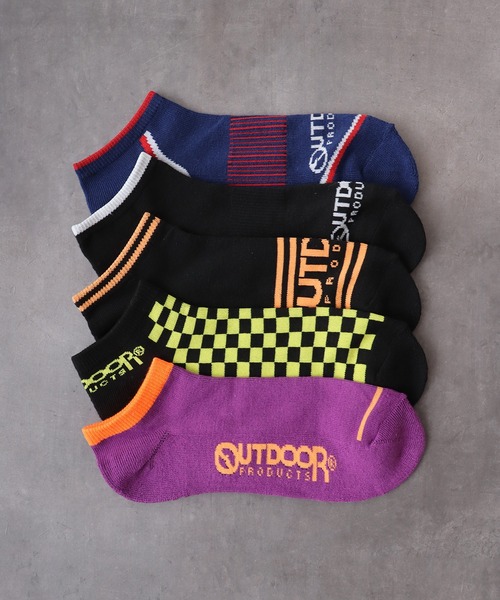 OUTDOOR PRODUCTS(アウトドアプロダクツ)の「OUTDOOR 5足セット ソックス メンズ スニーカーソックス 5P(ソックス/靴下・メンズ・F/A/I/G/B/C/D/E/H/J・FREE)」の10枚目の写真