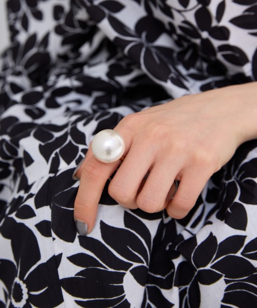 大粒パールリング（リング）｜manana suerte（マニャーナ