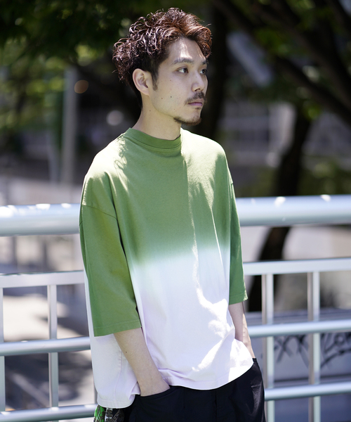 is-ness(イズネス)の「【is-ness × GRAMICCI】HORIZON OVERDYE T-SHIRT(Tシャツ/カットソー・メンズ・グリーン/チャコールグレー・LARGE/MEDIUM)」の17枚目の写真