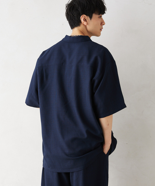 JOURNAL STANDARD relume（ジャーナルスタンダード　レリューム）の「Reflax ウォッシャブル オーバーサイズポロシャツ（ポロシャツ・メンズ・ブラック/オリーブ/ベージュ系その他/ネイビー・MEDIUM/LARGE）」の18枚目の写真