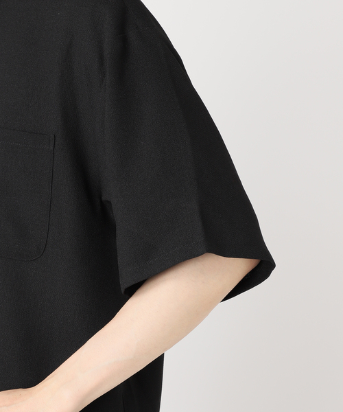 JOURNAL STANDARD relume（ジャーナルスタンダード　レリューム）の「Reflax ウォッシャブル オーバーサイズポロシャツ（ポロシャツ・メンズ・ブラック/オリーブ/ベージュ系その他/ネイビー・MEDIUM/LARGE）」の10枚目の写真