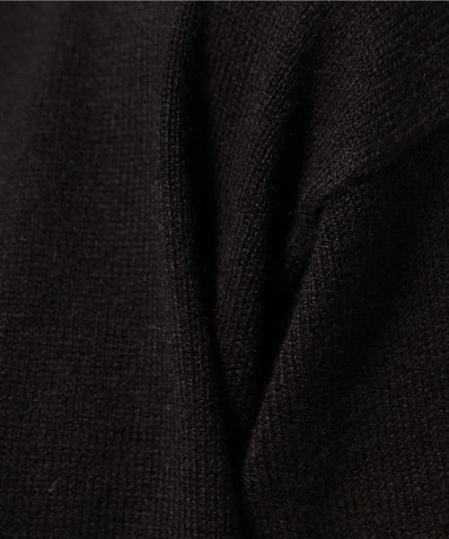 koe（コエ）の「クルーネックニット長袖ワンピース（ワンピース・レディース・グレー/ワインレッド/ブラック/ネイビー・MEDIUM/SMALL/LARGE）」の6枚目の写真