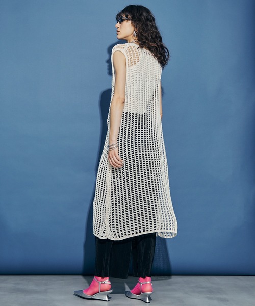 uyu.（ウユ）の「Pleated Loose Wide Slacks / プリーツルーズワイドスラックス【uyu./ウユ】（スラックス・レディース・ピンク/ブラック/アイボリー/ブルー・FREE）」の21枚目の写真