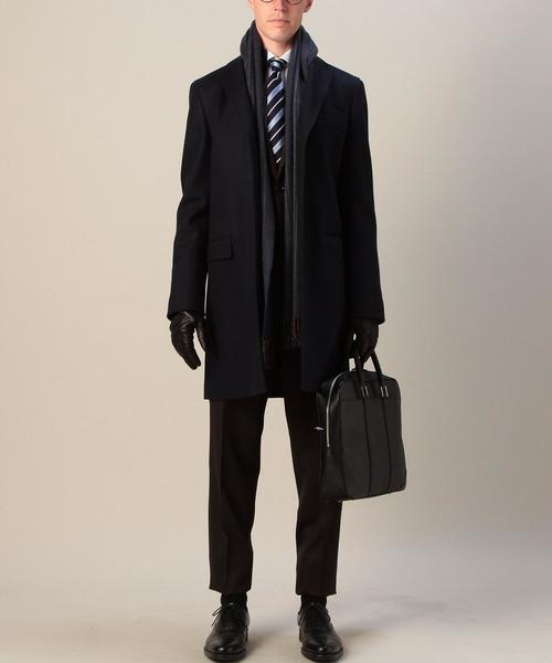 UNITED ARROWS（ユナイテッドアローズ）の「UAD ウール ジャージー チェスター コート†（チェスターコート・メンズ・ブラック/ベージュ/ネイビー・46/42/44/50/52/48）」の17枚目の写真