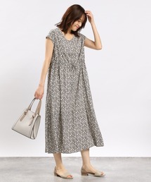 GLOBAL WORK Smile Seed Store | レーヨンVネックワンピースフレンチスリーブ/992446(シャツワンピース)