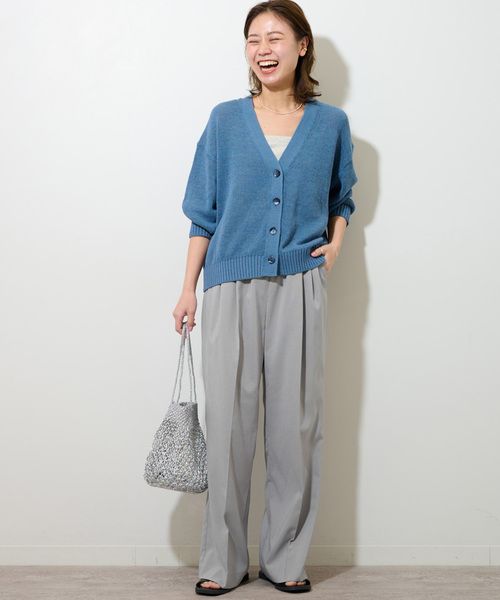 JOURNAL STANDARD relume(ジャーナルスタンダード レリューム)の「《追加》トロギャザータックパンツ(スラックス・レディース・チャコールグレー/ブラック/ライトグレー/ネイビー・36/38)」の11枚目の写真