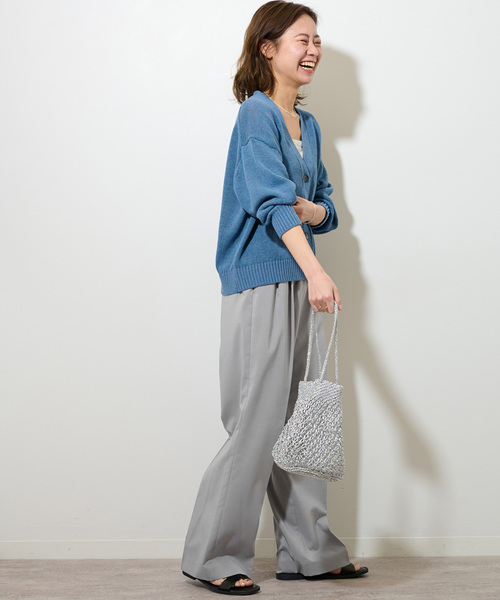 JOURNAL STANDARD relume(ジャーナルスタンダード レリューム)の「《追加》トロギャザータックパンツ(スラックス・レディース・チャコールグレー/ブラック/ライトグレー/ネイビー・36/38)」の13枚目の写真