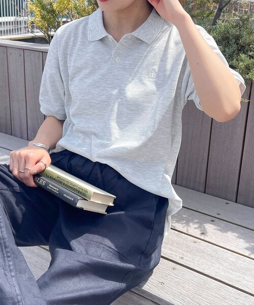 GEVACO（ゲバコ）の「【GEVACO】ドライタッチショートスリーブポロシャツ（ポロシャツ・レディース・ブラック/オフホワイト/ライトグレー/ネイビー/レッド・38）」の4枚目の写真