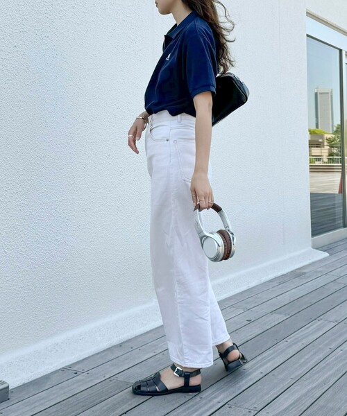 GEVACO（ゲバコ）の「【GEVACO】ドライタッチショートスリーブポロシャツ（ポロシャツ・レディース・ブラック/オフホワイト/ライトグレー/ネイビー/レッド・38）」の15枚目の写真