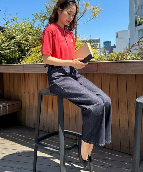 GEVACO（ゲバコ）の「【GEVACO】ドライタッチショートスリーブポロシャツ（ポロシャツ・レディース・ブラック/オフホワイト/ライトグレー/ネイビー/レッド・38）」の21枚目の写真