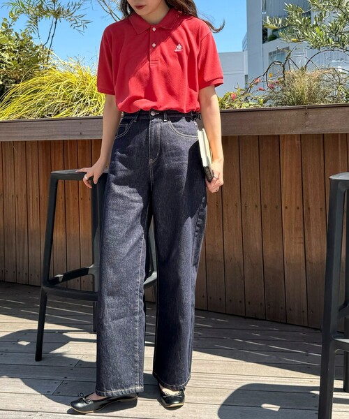 GEVACO（ゲバコ）の「【GEVACO】ドライタッチショートスリーブポロシャツ（ポロシャツ・レディース・ブラック/オフホワイト/ライトグレー/ネイビー/レッド・38）」の22枚目の写真