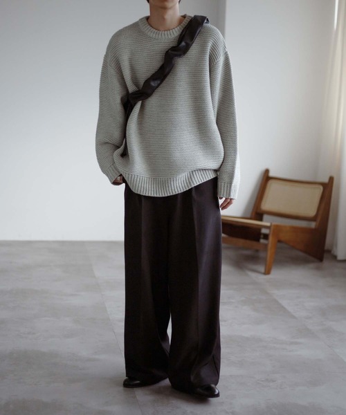 epnok(エプノック)の「シャーリングショルダーBAG(ショルダーバッグ・メンズ・レッド/ブラック/キャメル/ダークブラウン・ONE SIZE)」の14枚目の写真