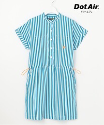 PW CIRCULUS（ピーダブリュサーキュラス）の「【高通気 / 軽撥水 / 軽量のDotAir 使用】【WOMEN】ストライプ柄ワンピ（ドレス）」