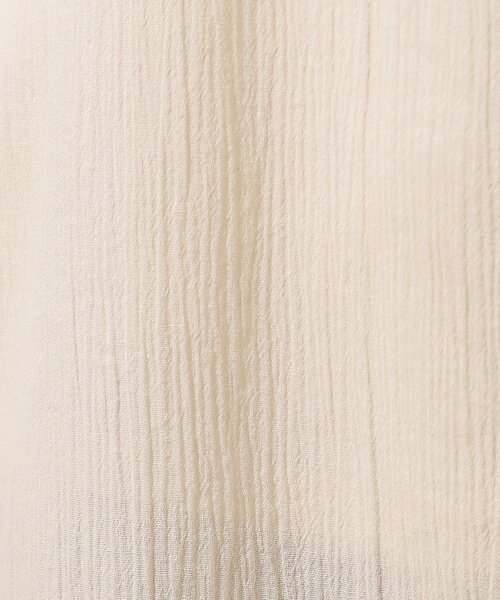 SHOO・LA・RUE（シューラルー）の「◆【洗える】ふんわり さらさら コットンシフォン シャツワンピース（ワンピース・レディース・イエロー/サンドベージュ/オレンジ/ブラック/ブルーグリーン・02/03/04）」の14枚目の写真