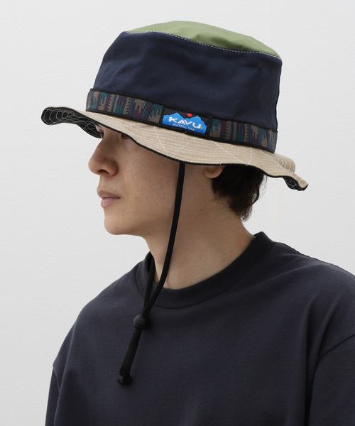 KAVU(カブー)の「KAVU / カブー Organic Strap Bucket US 1911183(ハット・メンズ・ベージュ/ネイビー/ブラック/その他・SMALL/LARGE)」の12枚目の写真