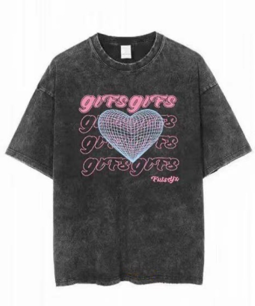 Achic（アシック）の「ウォッシュプリントデザインTシャツ（Tシャツ/カットソー・レディース・ブラック/ブラック系その他2/ブラック系その他3/ブラック系その他4・M）」の8枚目の写真
