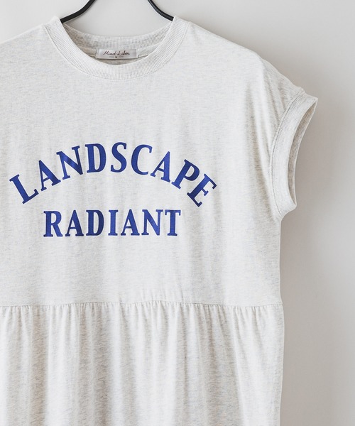 JEANS MATE（ジーンズメイト）の「【UNDER WRAPS/アンダーラップス】ティアードノースリーブマキシワンピース（ワンピース・レディース・アイボリー/ブラック/ホワイト・MEDIUM/LARGE）」の2枚目の写真