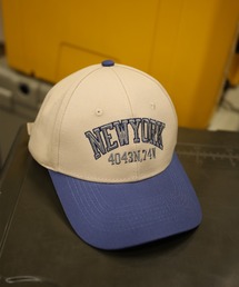 HOOK（フック）の「HOOK　-original-バイカラーアメカジ刺繍キャップ　ハード・ソフト２タイプ（キャップ）」