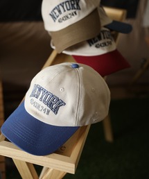 HOOK（フック）の「HOOK　-original-バイカラーアメカジ刺繍キャップ　ハード・ソフト２タイプ（キャップ）」