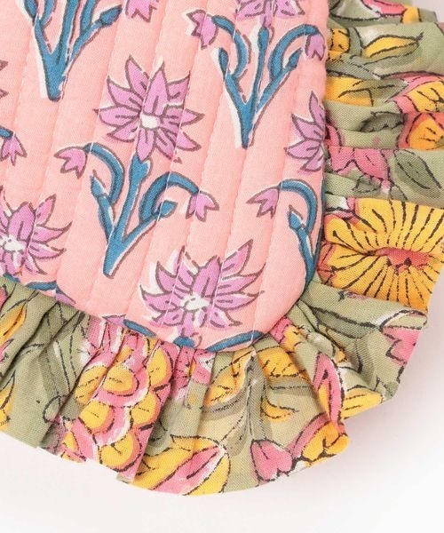 LOWRYS FARM（ローリーズファーム）の「フラワーフリルキンチャクＢＡＧ　133001（ハンドバッグ・レディース・アイボリー/ピンク・FREE）」の12枚目の写真