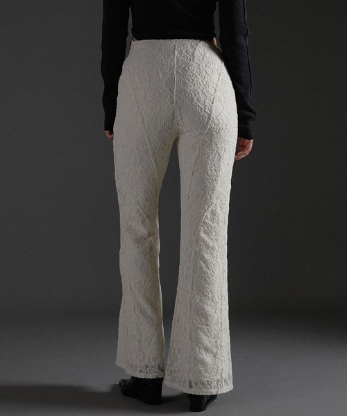 パンツ Mole Lace Wrap Slim Flare Pants PRANK PROJECT（プランクプロジェクト）の「モールレースラップ