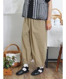 Samansa Mos2 | 裾スカラップレースパンツ(その他パンツ)