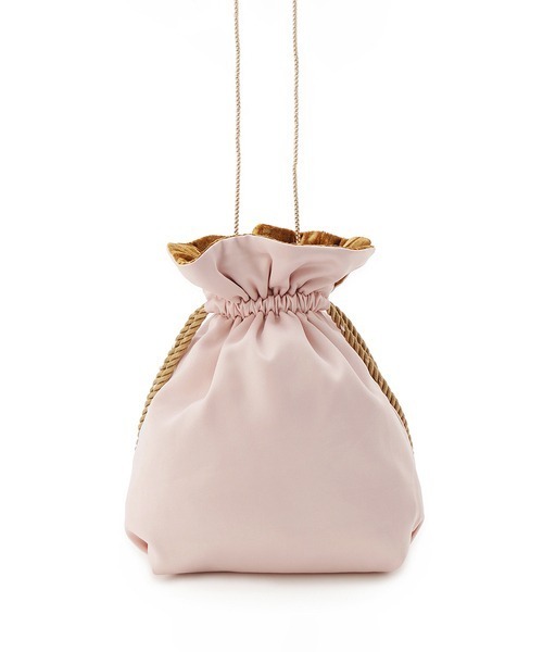 LILY BROWN（リリーブラウン）の「【LILY BROWN×KEITA MARUYAMA】エンブロイダリーリバーシブル巾着バッグ（ショルダーバッグ・レディース・オリーブ/ピンク/グリーン・FREE）」の13枚目の写真