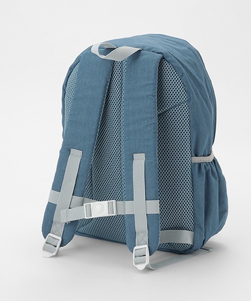 petit main（プティマイン）の「ハートポケットリュック（バックパック/リュック・キッズ・サックスブルー/アイボリー/ネイビー・FREE）」の6枚目の写真