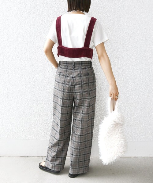 SHIPS(シップス)の「〈手洗い可能〉モールヤーン ニット ビスチェ(その他トップス・レディース・ロイヤルブルー/カーキ/ワイン・ONE SIZE)」の6枚目の写真