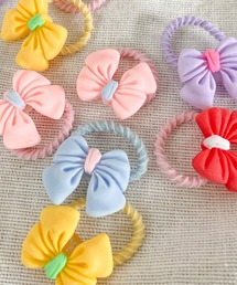 SOROTTO（ソロット）の「お花、リボン、アニマル、キャラクターの10個入りキッズぎざぎざヘアゴムセット（その他雑貨・キッズ）」