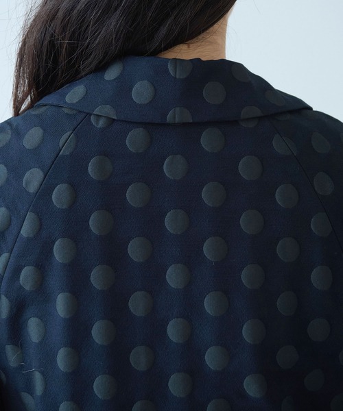 bulle de savon（ビュルデサボン）の「mizutama ジャガード 丸衿ジャケット（その他アウター・レディース・ネイビー・FREE）」の13枚目の写真