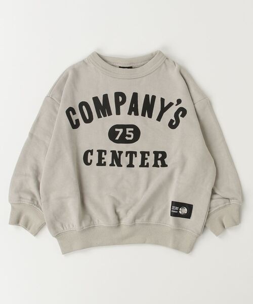 ZERO standerd(ゼロスタンダード)の「ZERO standard/ゼロスタンダード COMPANYトレーナー(スウェット・キッズ・サンドベージュ/ベージュ/チャコールグレー・100cm/110cm/120cm/130cm/140cm/150cm/160cm)」の6枚目の写真