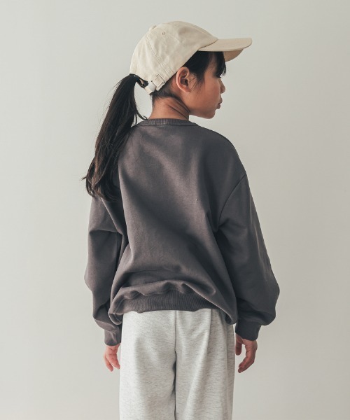 ZERO standerd(ゼロスタンダード)の「ZERO standard/ゼロスタンダード COMPANYトレーナー(スウェット・キッズ・サンドベージュ/ベージュ/チャコールグレー・100cm/110cm/120cm/130cm/140cm/150cm/160cm)」の22枚目の写真