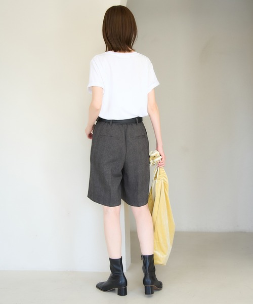 ROPE' PICNIC（ロペピクニック）の「フレンチアソートTシャツ/リンクコーデ・接触冷感（Tシャツ/カットソー・レディース・ホワイト系その他4/ホワイト系その他2/ブルー系その他/ホワイト系その他3/ホワイト系その他・38）」の15枚目の写真