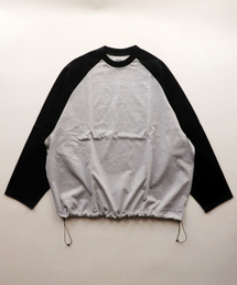 【is-ness / イズネス】BALLOON RAGLAN LONG SLEEVE T SHI