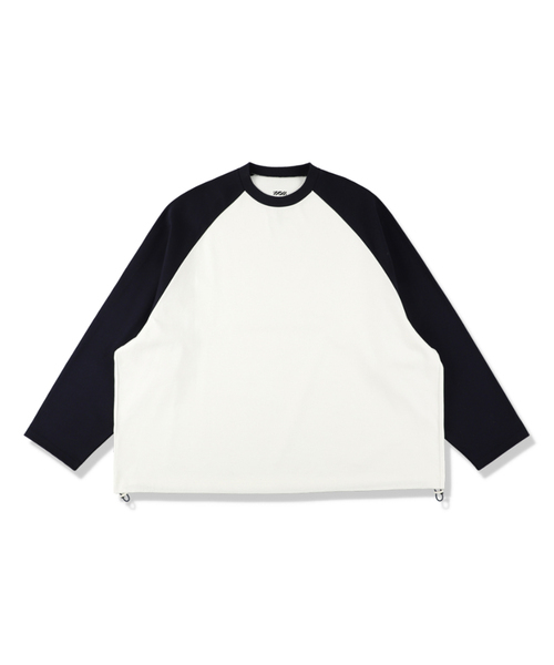 is-ness（イズネス）の「【is-ness / イズネス】BALLOON RAGLAN LONG SLEEVE T SHI（Tシャツ/カットソー・メンズ・グレー/ホワイト系その他・LARGE/MEDIUM）」の4枚目の写真