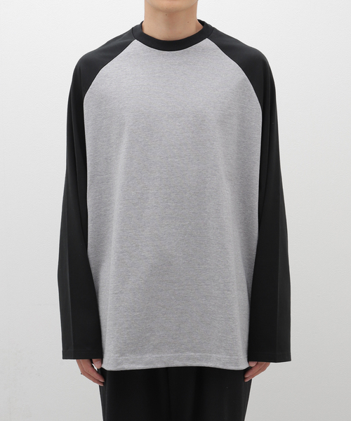 is-ness（イズネス）の「【is-ness / イズネス】BALLOON RAGLAN LONG SLEEVE T SHI（Tシャツ/カットソー・メンズ・グレー/ホワイト系その他・LARGE/MEDIUM）」の14枚目の写真