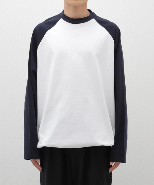 is-ness（イズネス）の「【is-ness / イズネス】BALLOON RAGLAN LONG SLEEVE T SHI（Tシャツ/カットソー・メンズ・グレー/ホワイト系その他・LARGE/MEDIUM）」の15枚目の写真