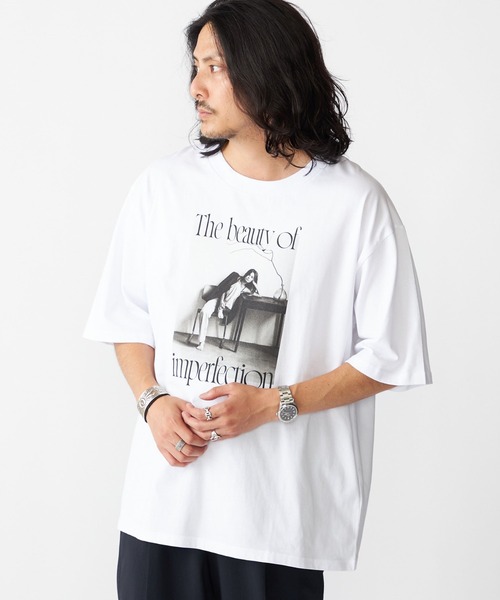 SHIPS.me(シップスミー)の「【ZOZO限定】SHIPS.me: フォトプリントTee(Tシャツ/カットソー・メンズ・ホワイト/ブラック/ホワイト系その他/ブラック系その他/ホワイト系その他2/ホワイト系その他3/ブラック系その他2/ブラック系その他3・S/M/L/XL)」の3枚目の写真