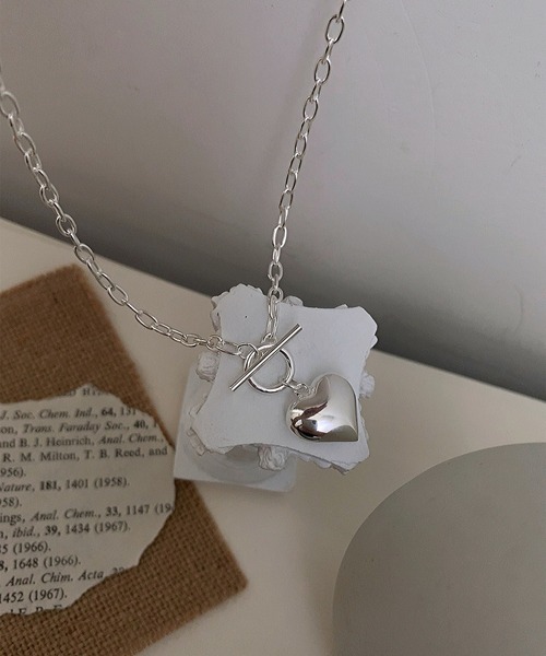 HALEY PESCA（ヘーリーペスカ）の「HALEY PESCA/メタルハート　マンテルチェーンネックレス（ネックレス・レディース・シルバー・FREE）」の4枚目の写真