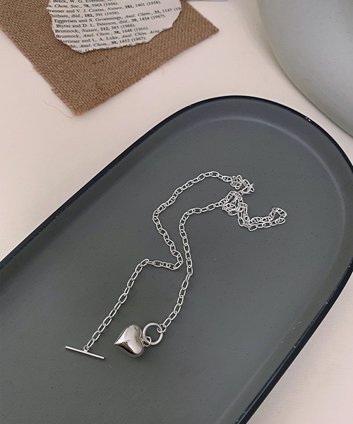 HALEY PESCA（ヘーリーペスカ）の「HALEY PESCA/メタルハート　マンテルチェーンネックレス（ネックレス・レディース・シルバー・FREE）」の9枚目の写真