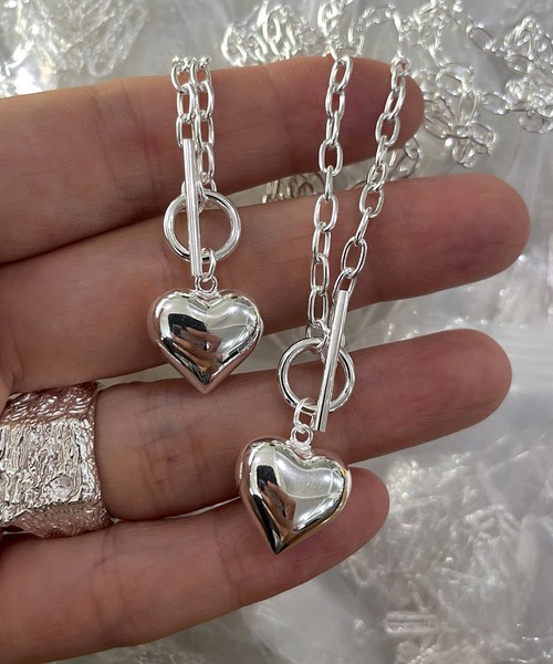 HALEY PESCA（ヘーリーペスカ）の「HALEY PESCA/メタルハート　マンテルチェーンネックレス（ネックレス・レディース・シルバー・FREE）」の17枚目の写真