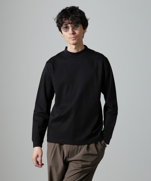 【セール】アンチスメルモックネックTシャツ 長袖（Tシャツ/カットソー）｜nano･universe（ナノユニバース）