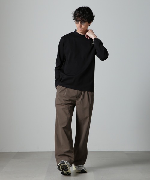 【セール】アンチスメルモックネックTシャツ 長袖（Tシャツ/カットソー）｜nano･universe（ナノユニバース）