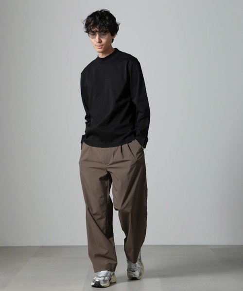 【セール】アンチスメルモックネックTシャツ 長袖（Tシャツ/カットソー）｜nano･universe（ナノユニバース）