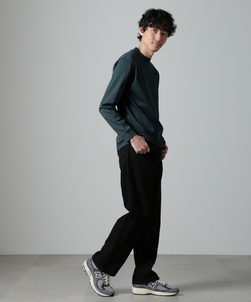 【セール】アンチスメルモックネックTシャツ 長袖（Tシャツ/カットソー）｜nano･universe（ナノユニバース）