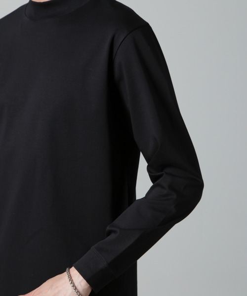 【セール】アンチスメルモックネックTシャツ 長袖（Tシャツ/カットソー）｜nano･universe（ナノユニバース）
