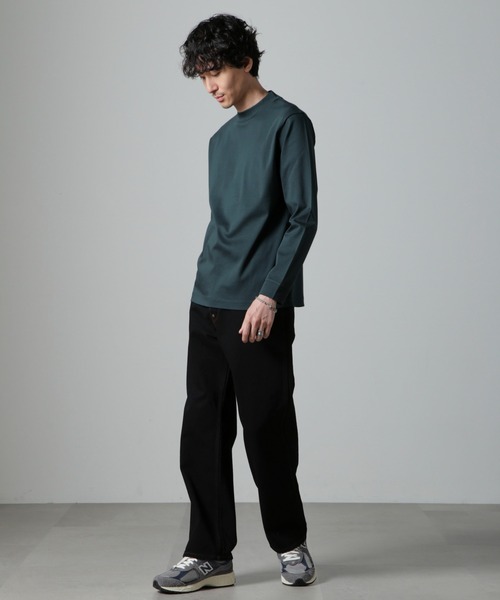 【セール】アンチスメルモックネックTシャツ 長袖（Tシャツ/カットソー）｜nano･universe（ナノユニバース）