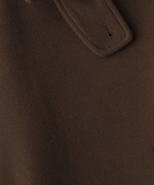 RAGEBLUE（レイジブルー）の「＜WOOLLYTEC/ウーリーテック＞2WAYスタンドカラーコート（ステンカラーコート・レディース・ブラック/グレー/サンドベージュ/ブラウン・FREE/MEDIUM/LARGE）」の18枚目の写真